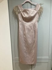 Coast feather pearl dress