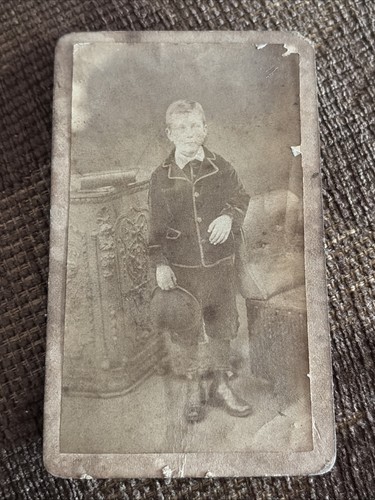 Victorian cdv photo young - cdv, boy