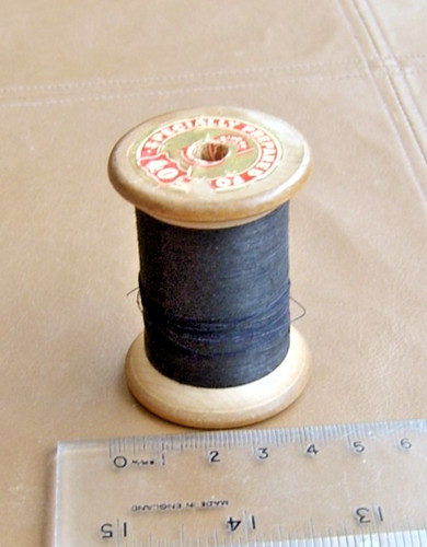Vintage wooden cotton reel for - wooden,