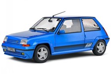 Renault 5 R5 GT Turbo MK2 1989 Lumiere Blue diecast model car S1810003 Solido 1: