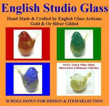 English studio glass - studio, hand
