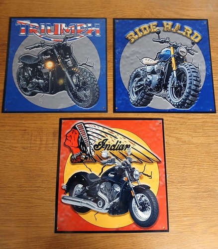 Tri indian motorbike - motorbike, 12"