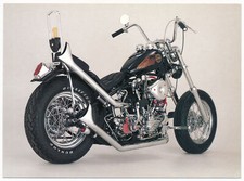 1940 Harley-Davidson Knucklehead  - American Thunder Postcard