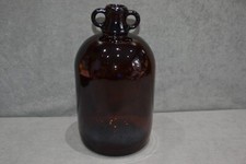 Brown Glass Big Bottle Money Jar Box Piggy Bank Saving Coins Moneybox 4.5 Litre