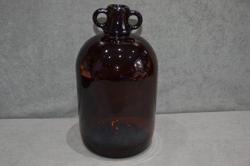 Brown glass big - big, bottle