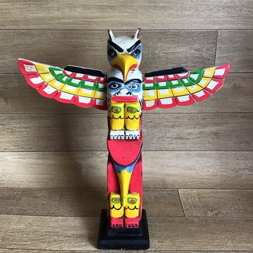 Hand carved and painted wooden - hand,