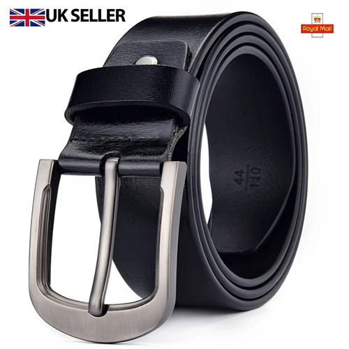 Mens genuine leather belt - genuine,