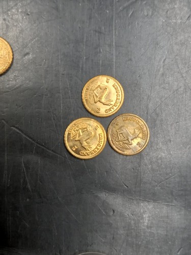 Miniature brass krugerrand - miniature,