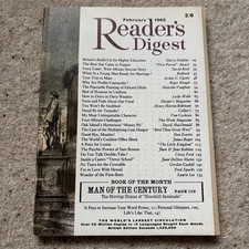 RARE OAK ISLAND READERS DIGEST MAGAZINE FEBRUARY 1965 EDITION EXCELLENT COND