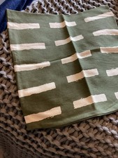 Pair Of H&M Home Green Patterned Cushion Covers