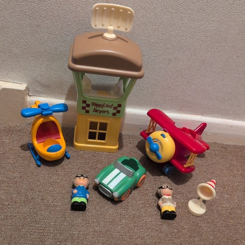 Happyland airport playset - happyland,