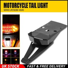 1PCS Motorcycle LED Brake Tail LightS Turn Signal License Plate For Yamha Honda