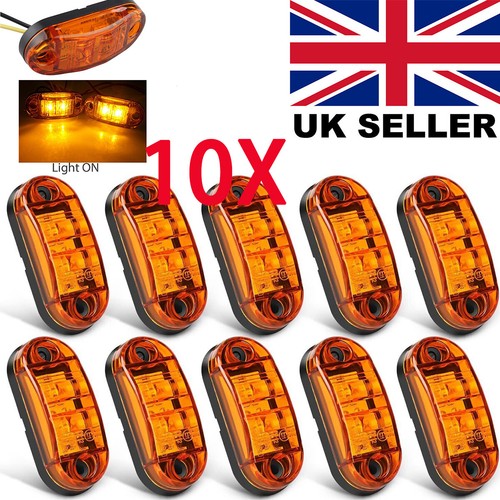 10x orange amber led - 10x,