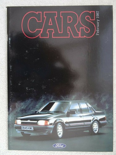 Ford brochure 1987 capri 8 - ford, 2.8