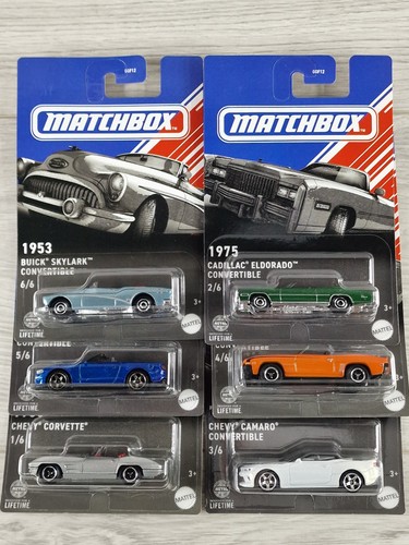 Matchbox american convertibles - matchbox,