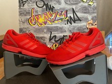 Adidas ZX Flux Torsion Triple Red Mens  Trainers Size Uk9 casual gym?