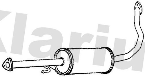 Centre muffler fits honda - muffler,