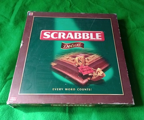Scrabble deluxe board - scrabble,
