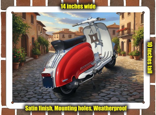 Metal sign 1959 lambretta - sign,