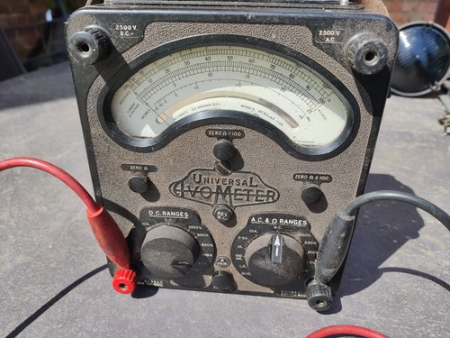 Vintage universal avometer - universal,