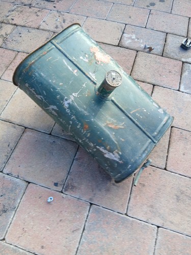 Old tractor fuel tank - tractor,