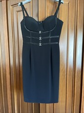sleeveless 3/4 length black dress 12 DUSK for Frank Usher 