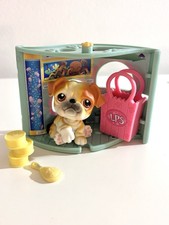 Bulldog 46 With Accessories Littlest Pet Shop Authentic Pet Nook