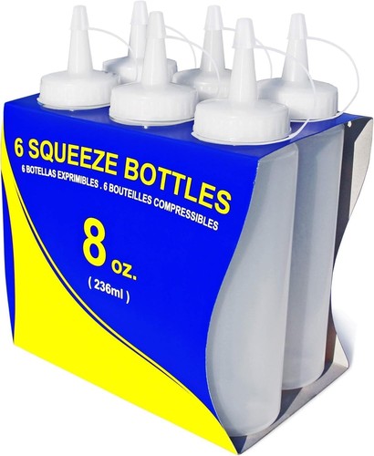 Squeeze bottles plastic 8 - bottles,, plastic,
