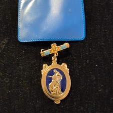 Royal Masonic Hospital Nurses Guilt And Enamel Nurses Badge 