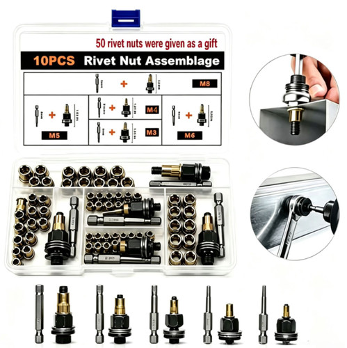 Head rivet nut - head, tool,
