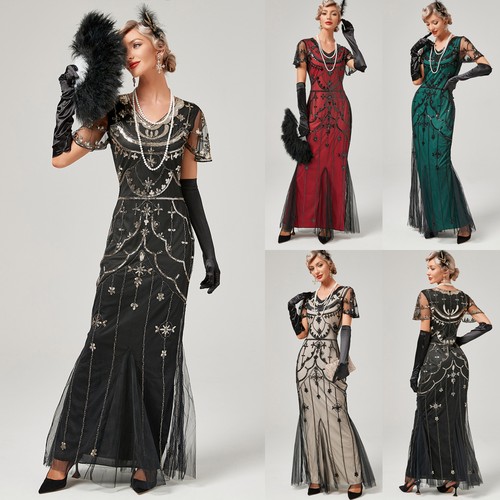 Vintage 1920s flapper dress - flapper,