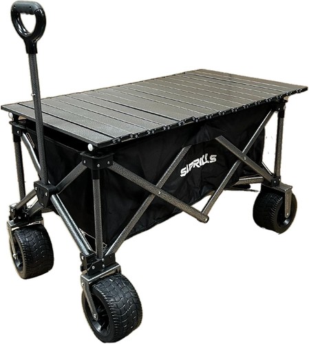 Folding trolley 160l camping - folding,