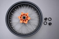 Orange Supermoto Spoked Rim