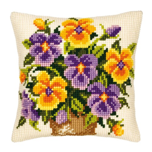 Vervaco cross stitch cushion - stitch,