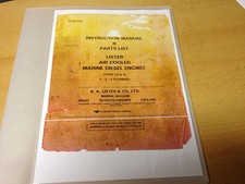 LISTER LD, SL MARINE OPERATORS