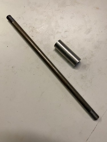 Triumph pre war footrest - war, rod
