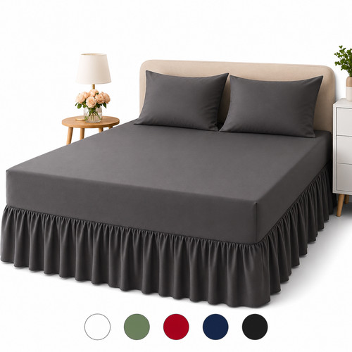 Luxury frilled fitted - frilled, valance
