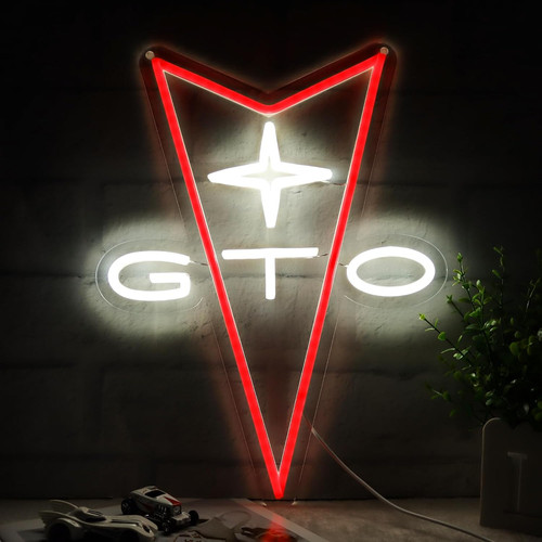 Gto neon car signs - neon,