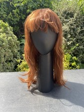Wig. Long Auburn Coloured