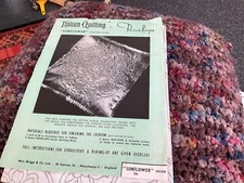 VINTAGE ITALIAN QUILTING CUSHION COVER KIT PENELOPE SUNFLOWER