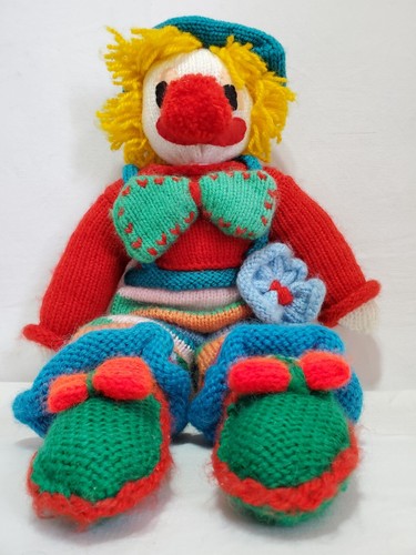 Quality hand made knitted doll