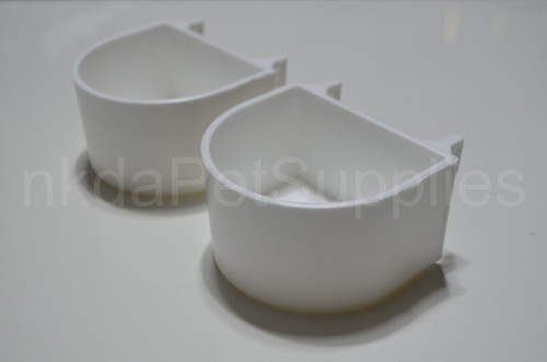 Bird cage feeder cups - bird,