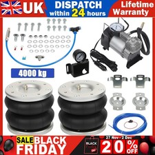 Full Air Suspension Airbag Kit + 12V Compressor For Fiat Ducato 1994-2024 4000kg