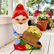 VTG Garden Gnome Handpainted