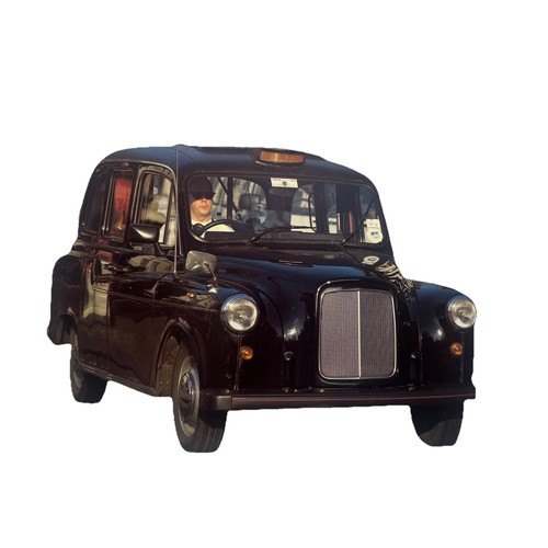 Postcard black cab - postcard,
