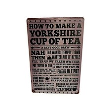 Metal Sign Vintage Style
