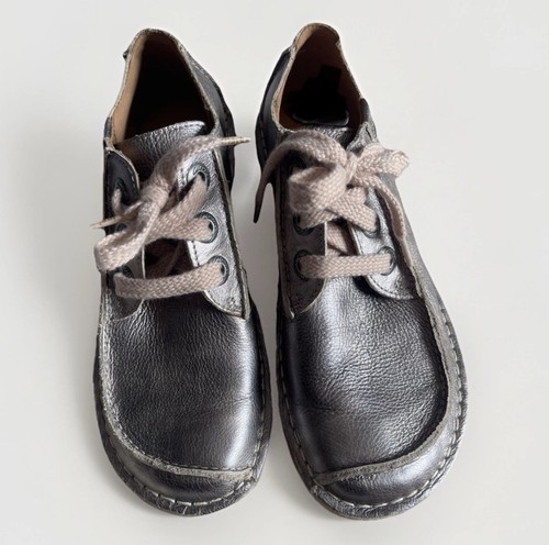 Ladies clark leather shoes - leather,