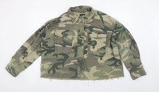 Topshop Women’s Green Camo