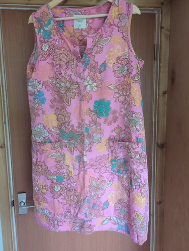 Next linen pink floral - linen,