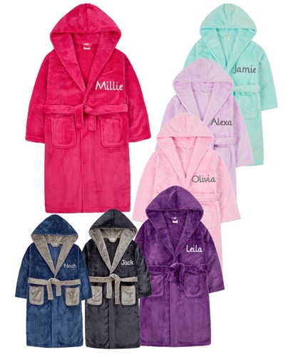Personalised kids bathrobe - kids,